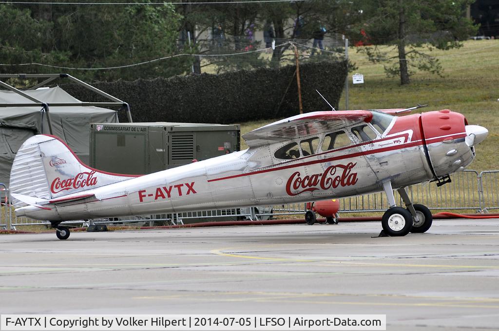 F-AYTX, 1950 Cessna 195 C/N 7496, at Nancy