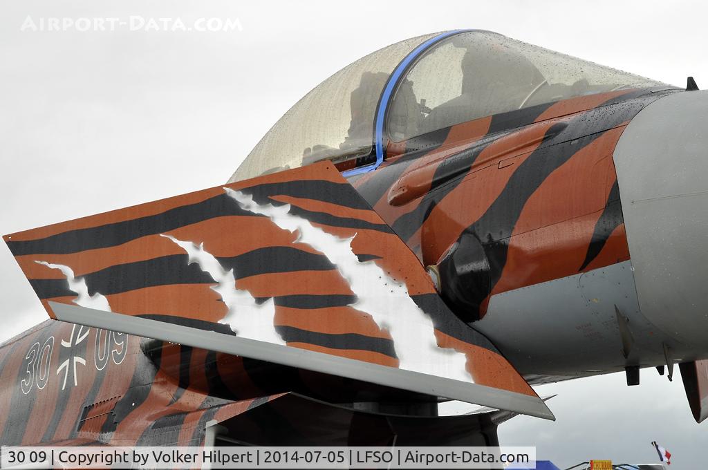 30 09, Eurofighter EF-2000 Typhoon S C/N GS004, at nancy