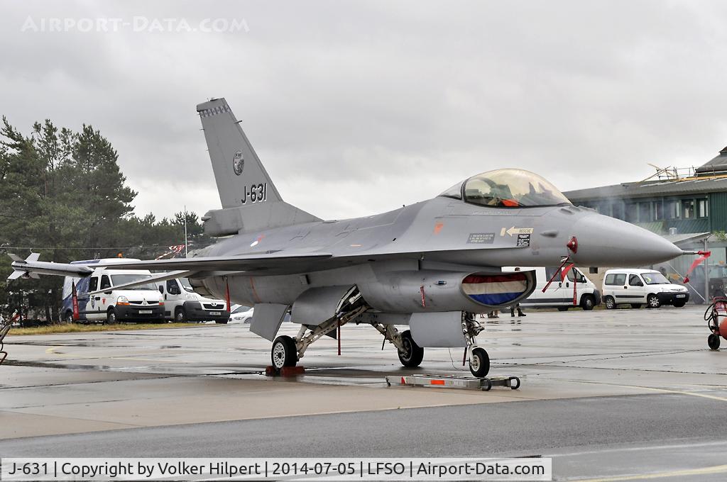 J-631, 1980 Fokker F-16AM Fighting Falcon C/N 6D-63, at Nancy