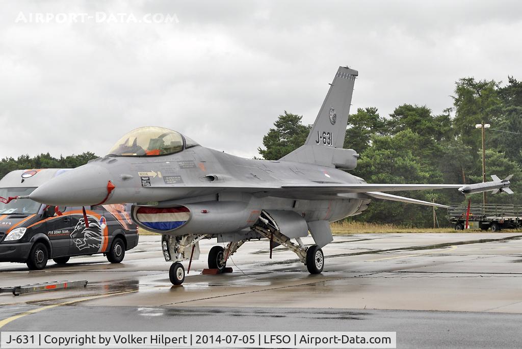 J-631, 1980 Fokker F-16AM Fighting Falcon C/N 6D-63, at Nancy