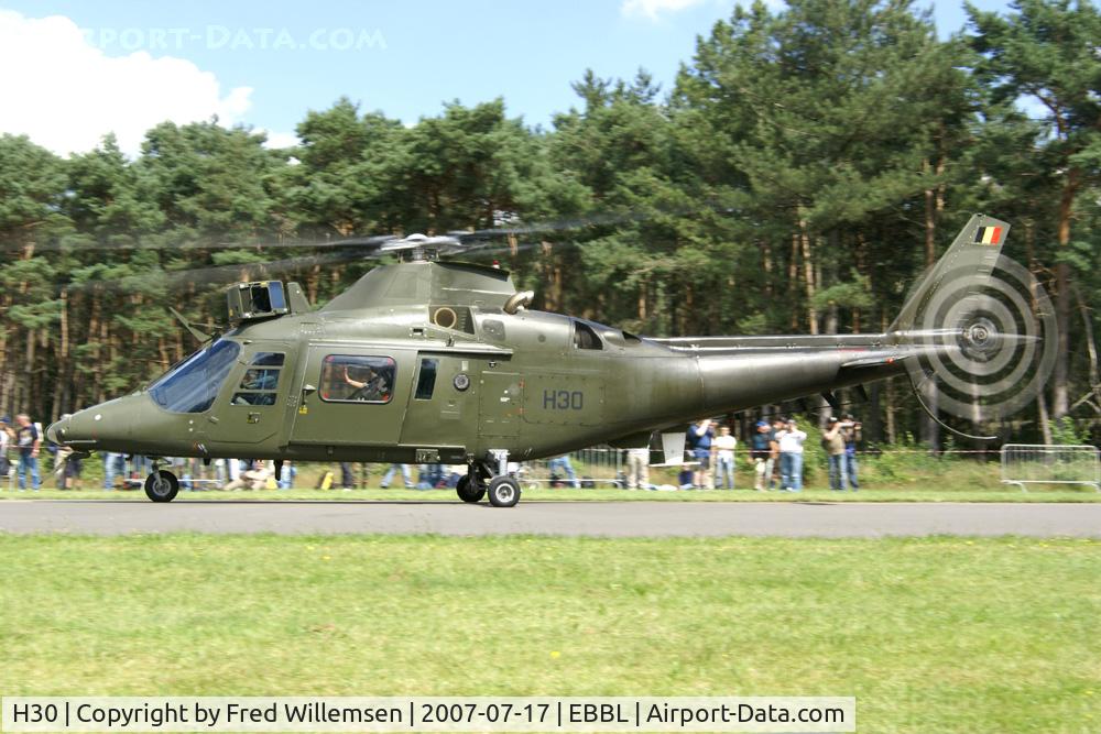 H30, Agusta A-109BA C/N 0330, Belgian Army