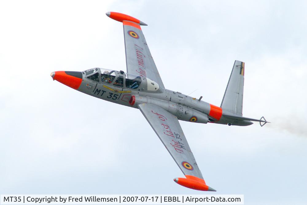 MT35, Fouga CM-170R Magister C/N 292, Last Belgian Magister flying