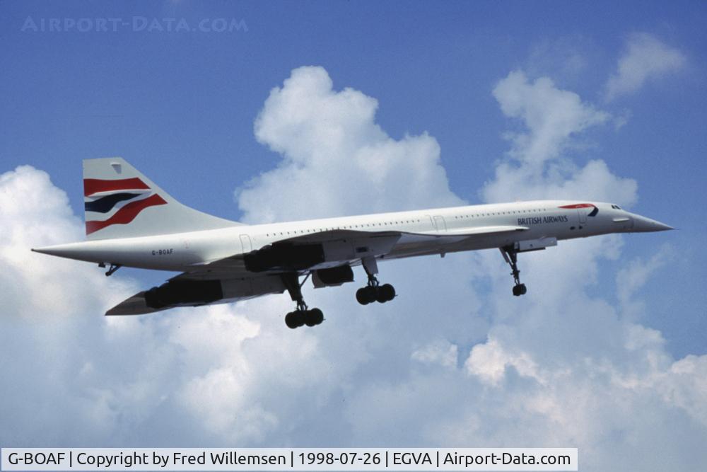 G-BOAF, 1979 Aerospatiale-BAC Concorde 1-102 C/N 100-016, BA