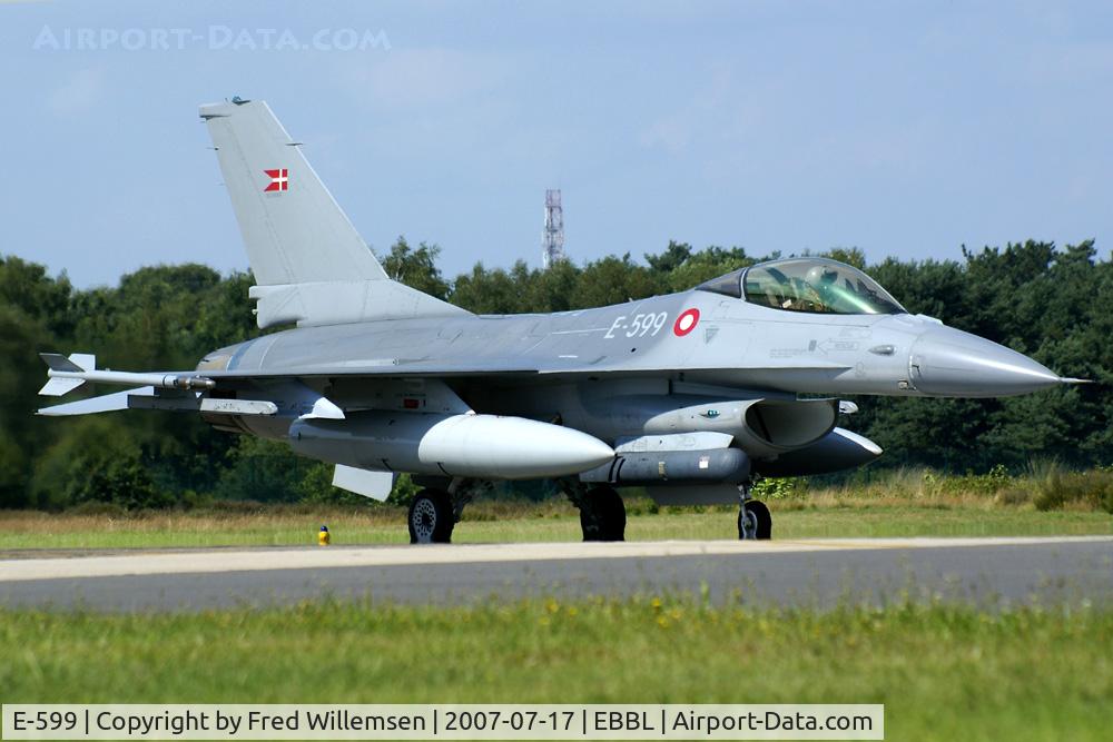 E-599, 1980 SABCA F-16AM Fighting Falcon C/N 6F-34, DANISH AIR FORCE