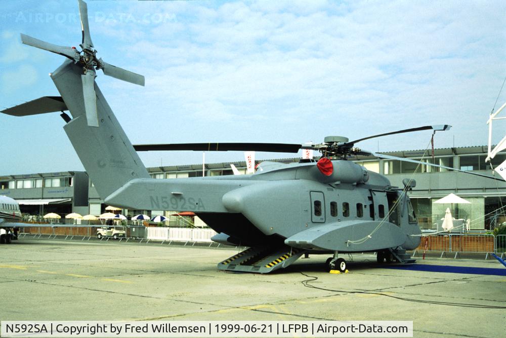 N592SA, 2001 Sikorsky S-92F C/N 920005, Demonstration model