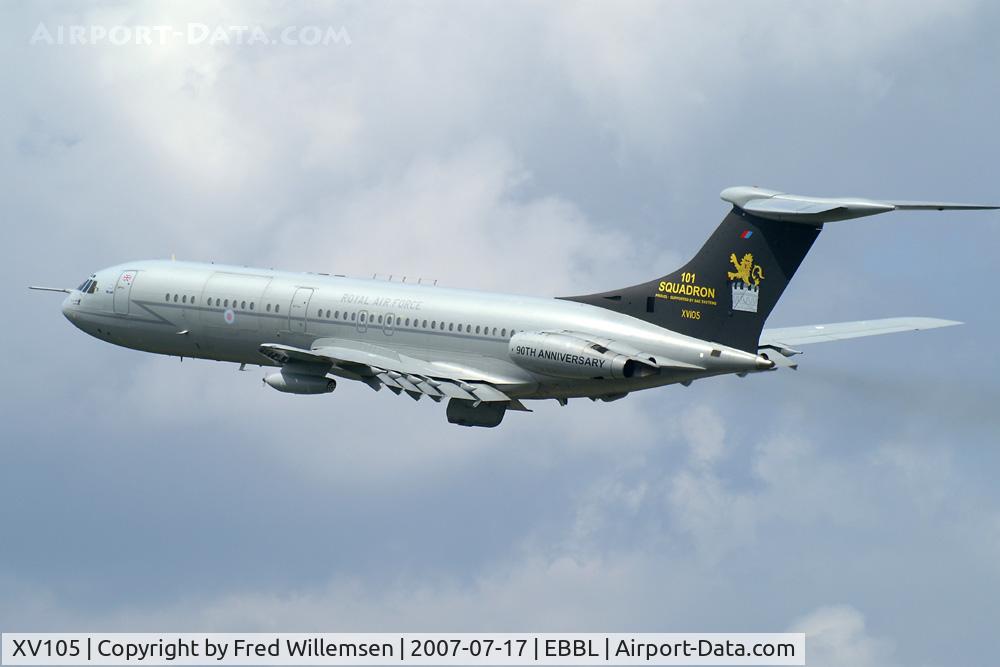 XV105, 1967 BAC Vickers VC10 C.1K C/N 835, 90th anniversary colours