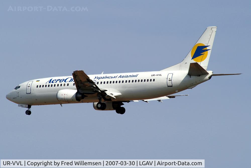 UR-VVL, Boeing 737-448 C/N 25052/2036, UKRAINIAN
