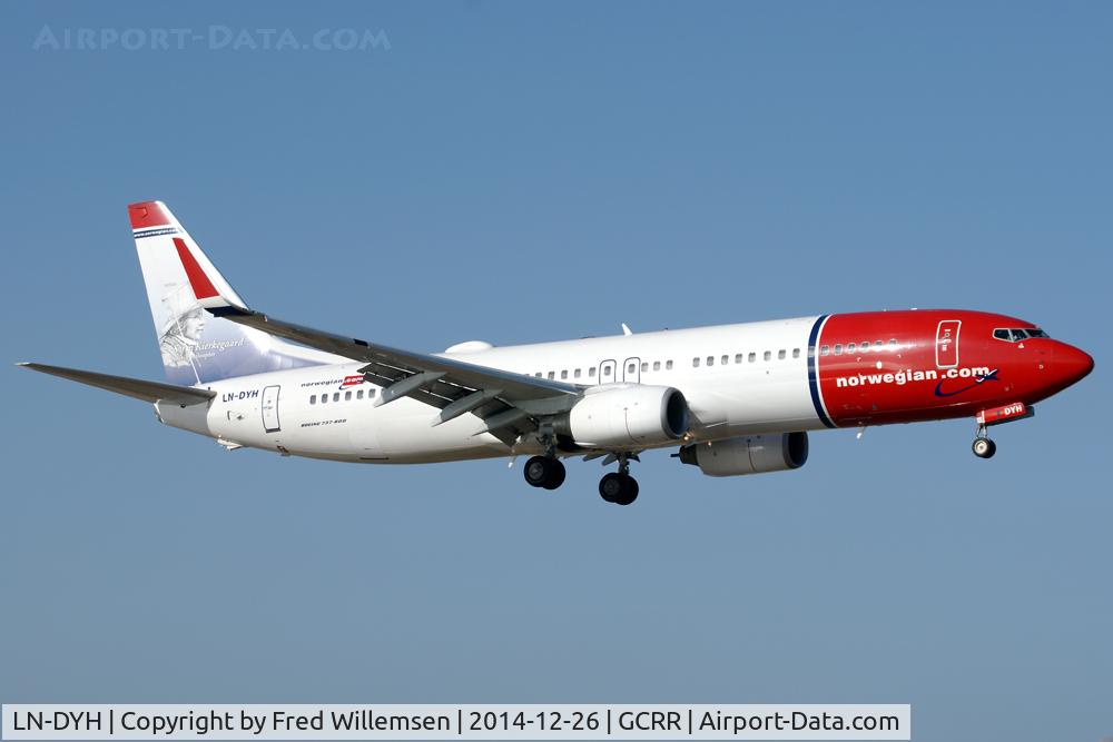 LN-DYH, 2010 Boeing 737-8JP C/N 40865, NORWEGIAN