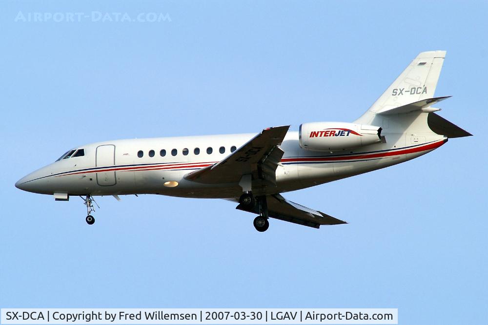 SX-DCA, Dassault Falcon 2000EX C/N 029, INTERJET
