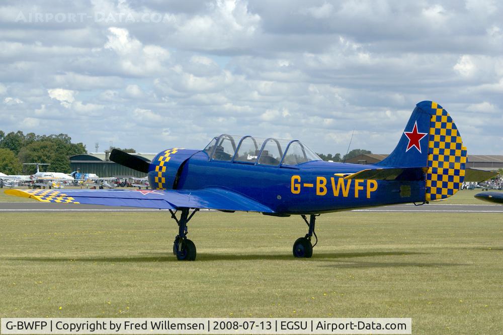 G-BWFP, 1985 Bacau Yak-52 C/N 855503, 