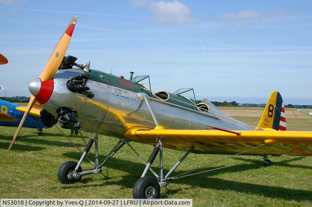 N53018, 1941 Ryan Aeronautical ST3KR C/N 1164, Ryan Aeronautical ST3KR, Static display, Morlaix-Ploujean airport (LFRU-MXN) air show in september 2014