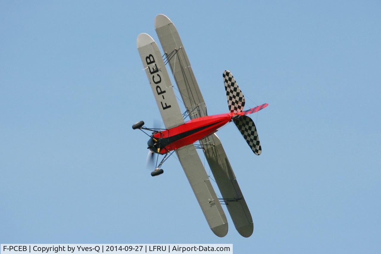 F-PCEB, Hatz CB-1 C/N 639, Hatz CB-1, On display, Morlaix-Ploujean airport (LFRU-MXN) air show in september 2014