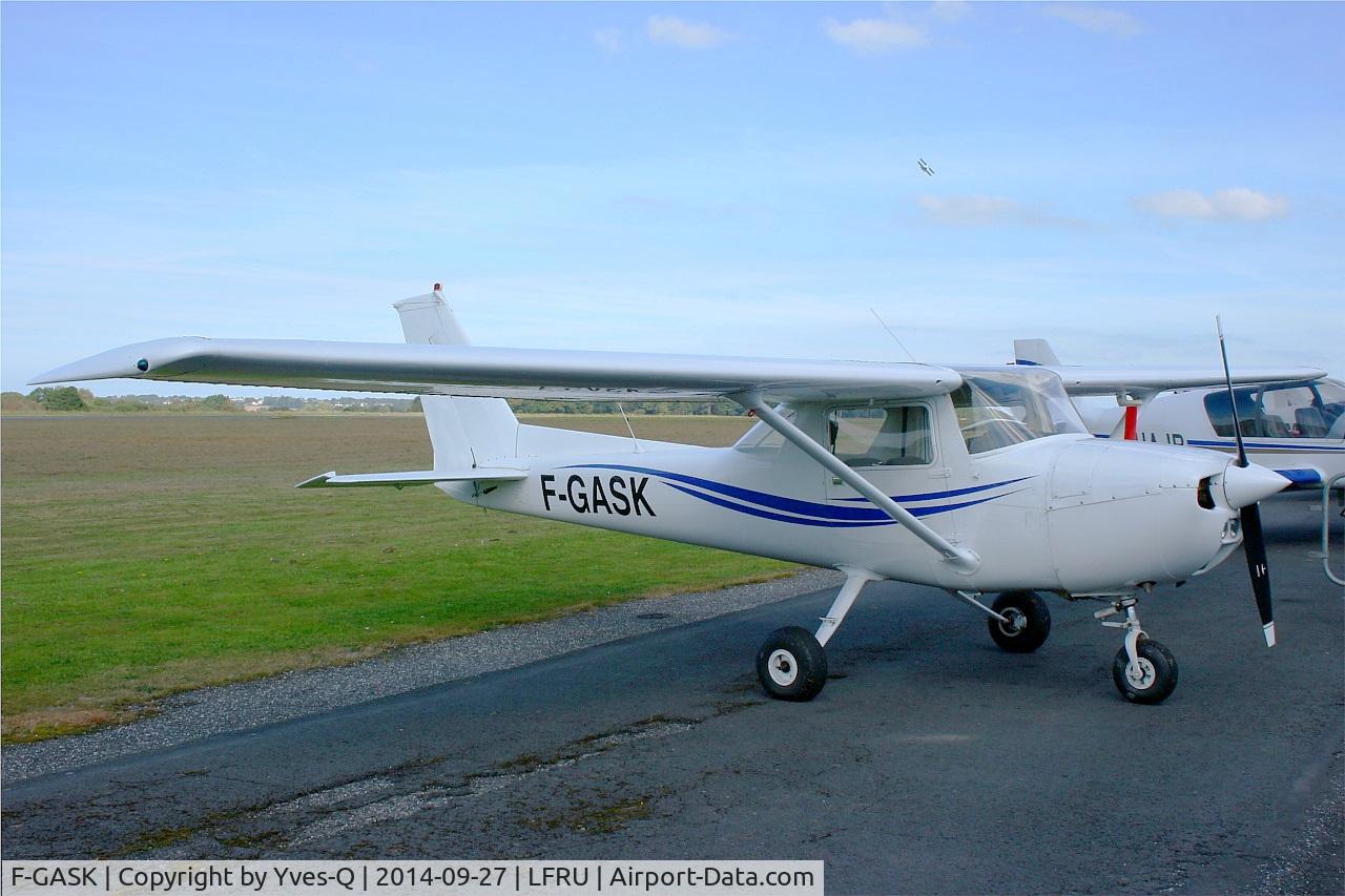 F-GASK, Reims F150M C/N 1323, Reims F150M, Static display, Morlaix-Ploujean airport (LFRU-MXN) air show in september 2014