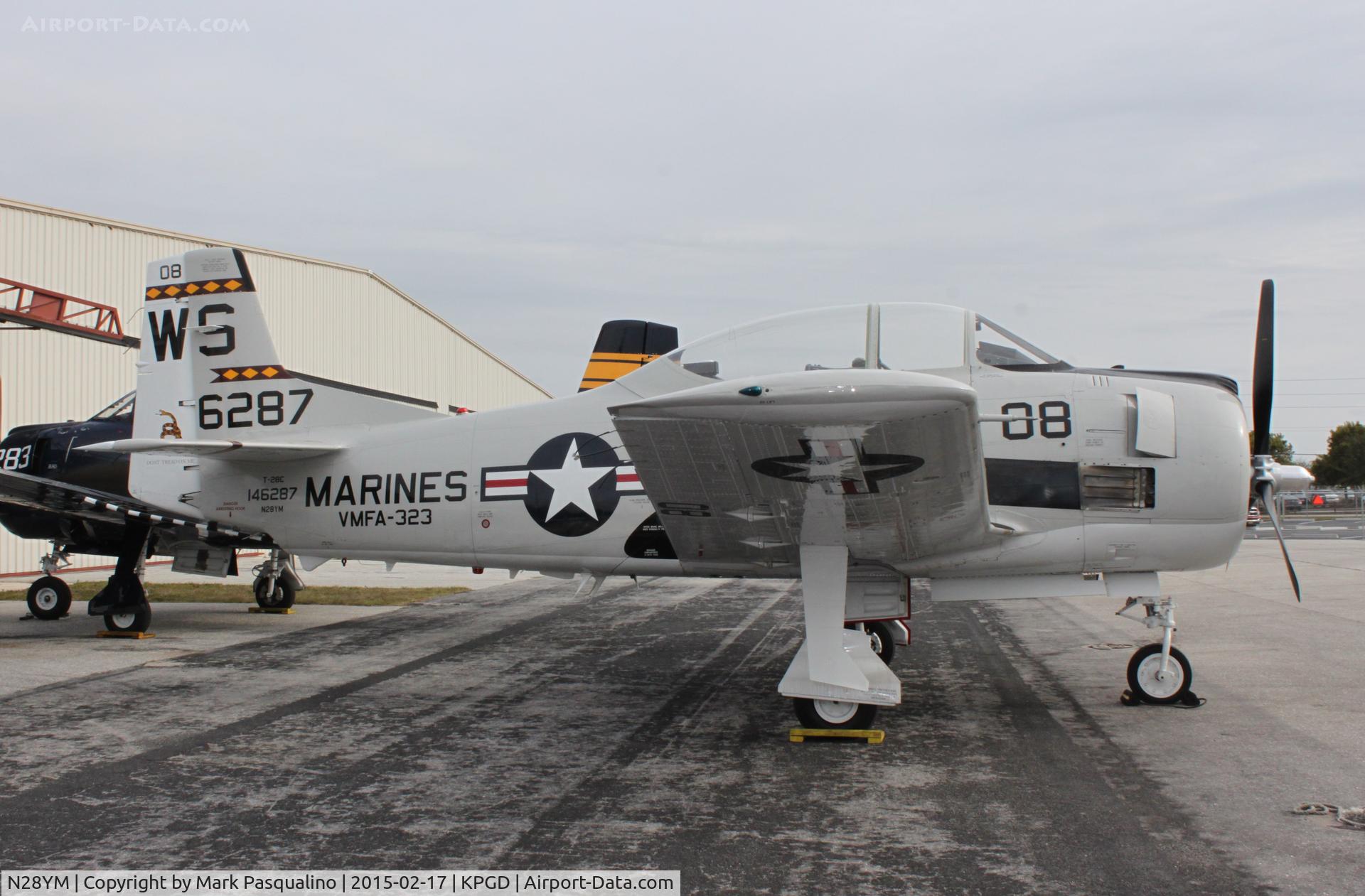 N28YM, 1957 North American T-28C Trojan C/N 252-50, North American T-28C