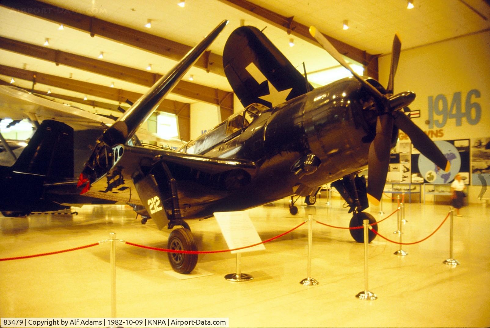 83479, Curtiss SB2C-5 Helldiver C/N Not found 83479, At the National Naval Aviation Museum, Pensacola, Florida in 1982.