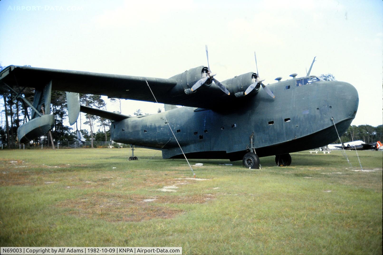 N69003, 1943 Consolidated PB2Y-3 C/N 57, At the National Naval Aviation Museum, Pensacola, Florida in 1982.
