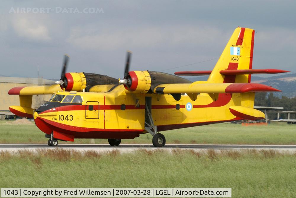1043, Canadair CL-215-II (CL-215-1A10) C/N 1043, GREEK AF