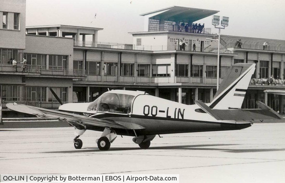 OO-LIN, 1961 Morane-Saulnier MS.885 Super Rallye C/N 30, Ostend airport 1968.  Aircraft crashed at Arbrefontaine (B) on 1969-08-26 .