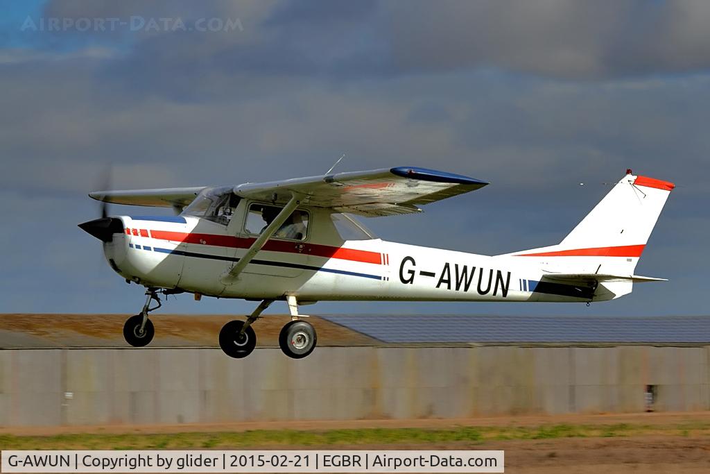 G-AWUN, 1968 Reims Cessna F150H C/N 0377, Departure