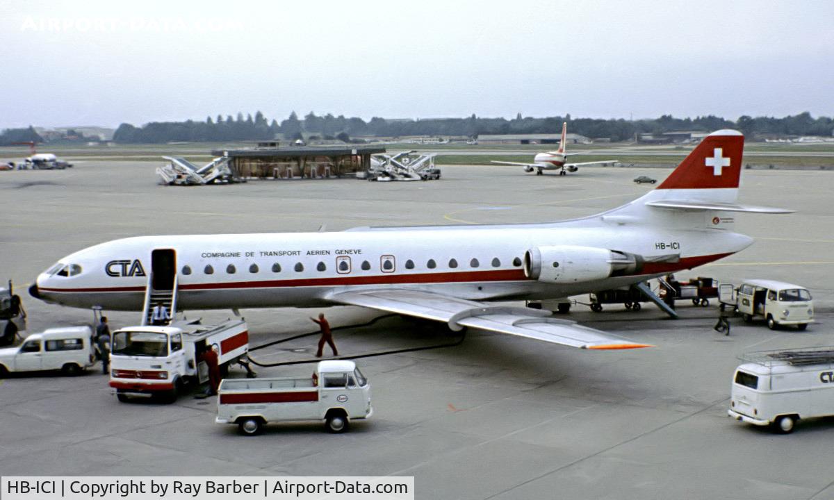 HB-ICI, 1969 Sud Aviation SE-210 Caravelle 10R C/N 250, Sud Aviation SE.210 Caravelle 10B1R [250] (CTA) (place and date unknown)