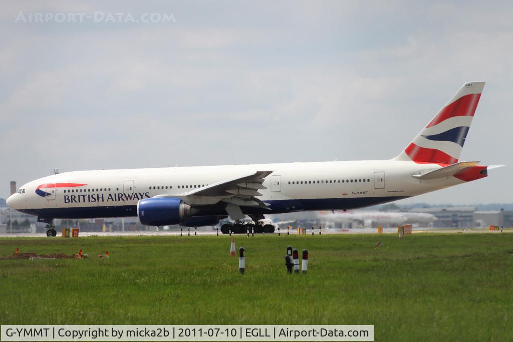 G-YMMT, 2009 Boeing 777-236/ER C/N 36518, Taxiing