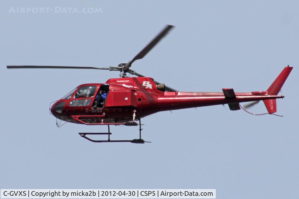 C-GVXS, 1982 Aerospatiale AS-350BA Ecureuil C/N 1605, In flight
