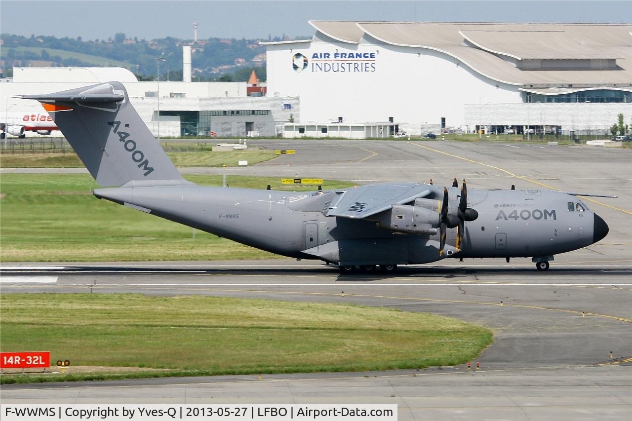 F-WWMS, 2010 Airbus A400M Atlas C/N 003, Airbus Military A-400M Atlas, Take off Rwy 14R, Toulouse Blagnac Airport (LFBO-TLS)