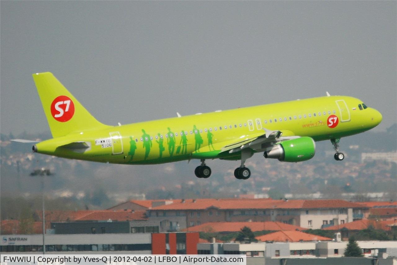 F-WWIU, 2012 Airbus A320-214 C/N 5106, Airbus A320-214, Short approach rwy 14L, Toulouse-Blagnac Airport (LFBO-TLS)