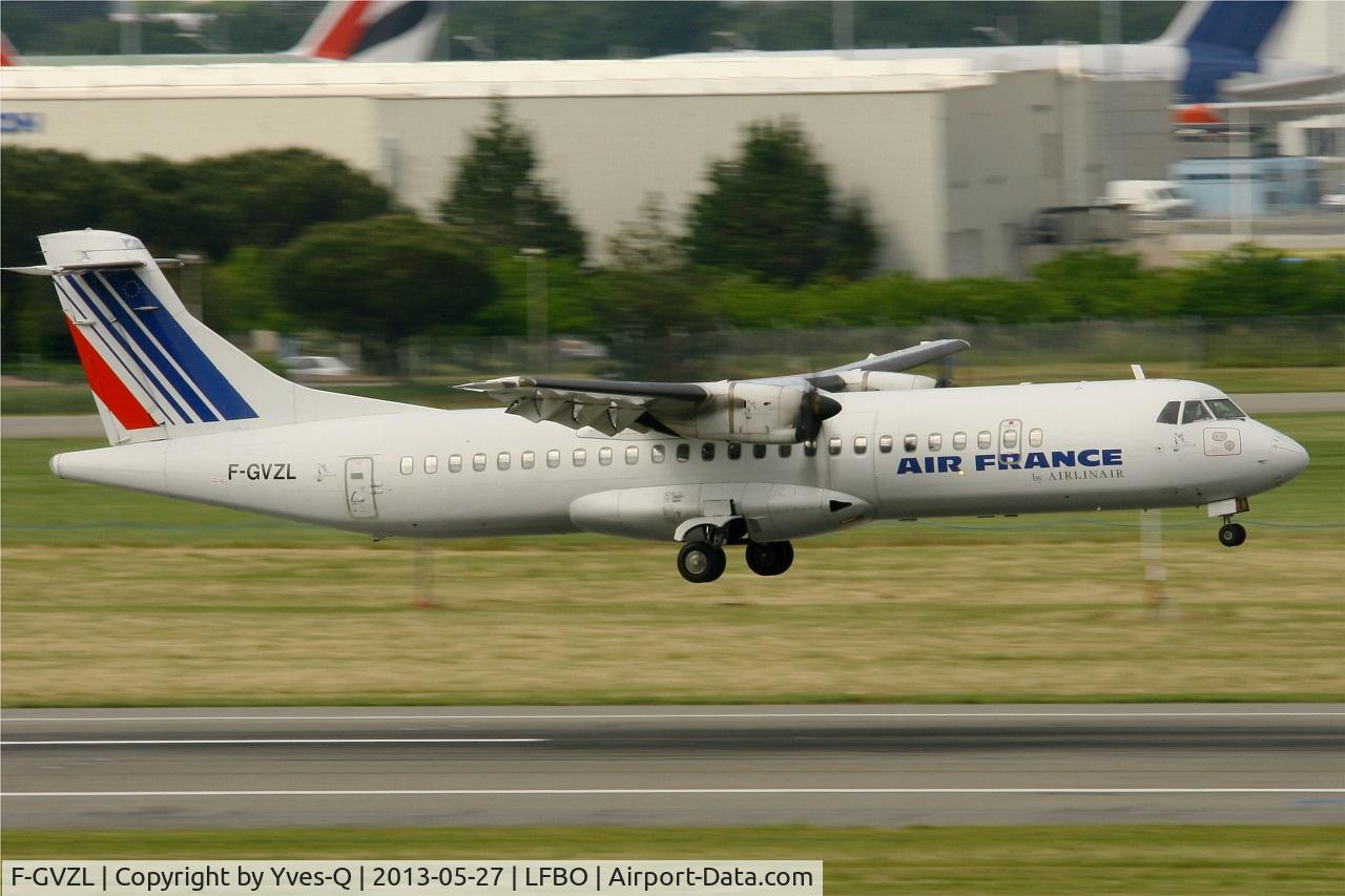 F-GVZL, 1998 ATR 72-212A C/N 553, ATR 72-212A, On final rwy 14R, Toulouse Blagnac Airport (LFBO-TLS)