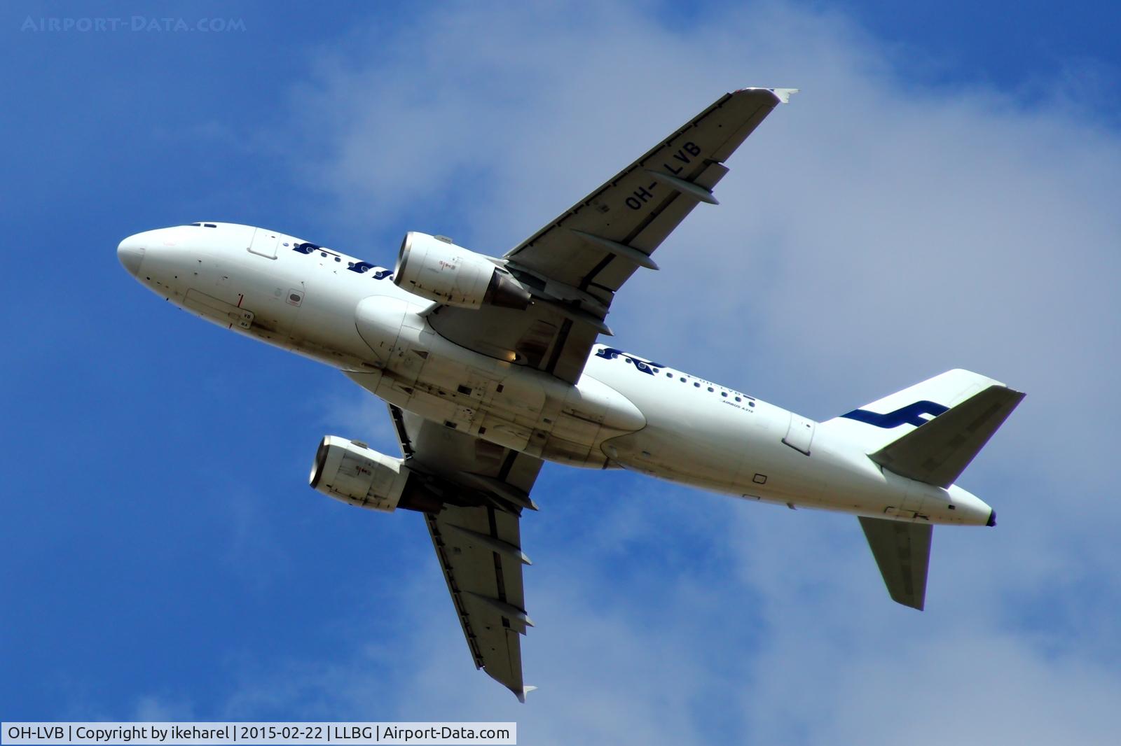 OH-LVB, 1999 Airbus A319-112 C/N 1107, Fly to Helsinki, T/O runway 26.