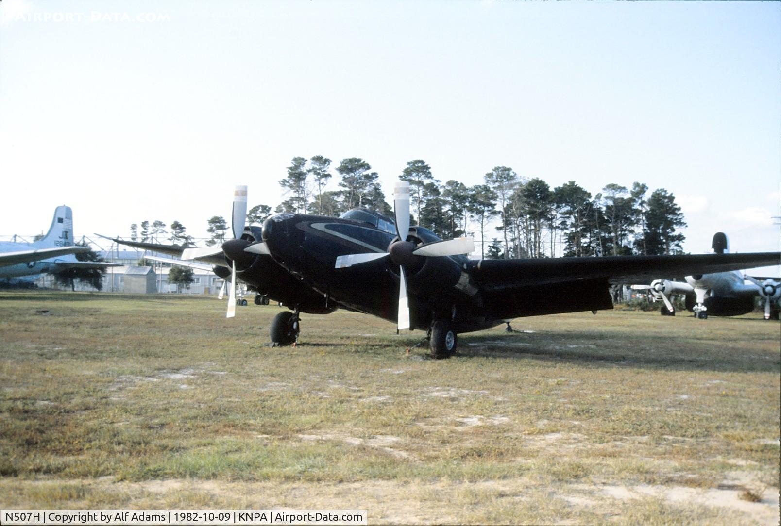 N507H, Lockheed PV-1 C/N 5331, Shown at the National Naval Aviation Museum, Pensacola, Florida in 1982. It had been converted into a Howard 350 at this time.