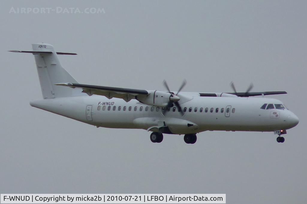 F-WNUD, 2009 ATR 72-212A C/N 870, Landing