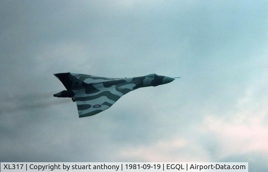 XL317, 1962 Avro Vulcan B.2 C/N Set 26, From airshow at RAF Leuchars, Scotland, in 1981