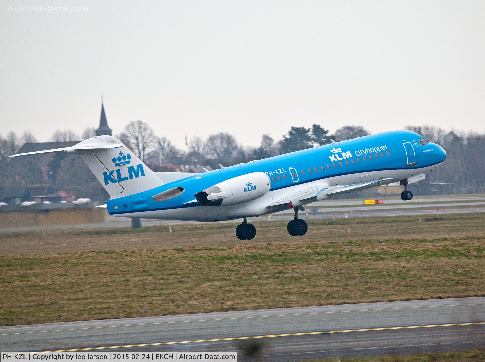 PH-KZL, 1995 Fokker 70 (F-28-0070) C/N 11536, Copenhagen Kastrup 24.2.15