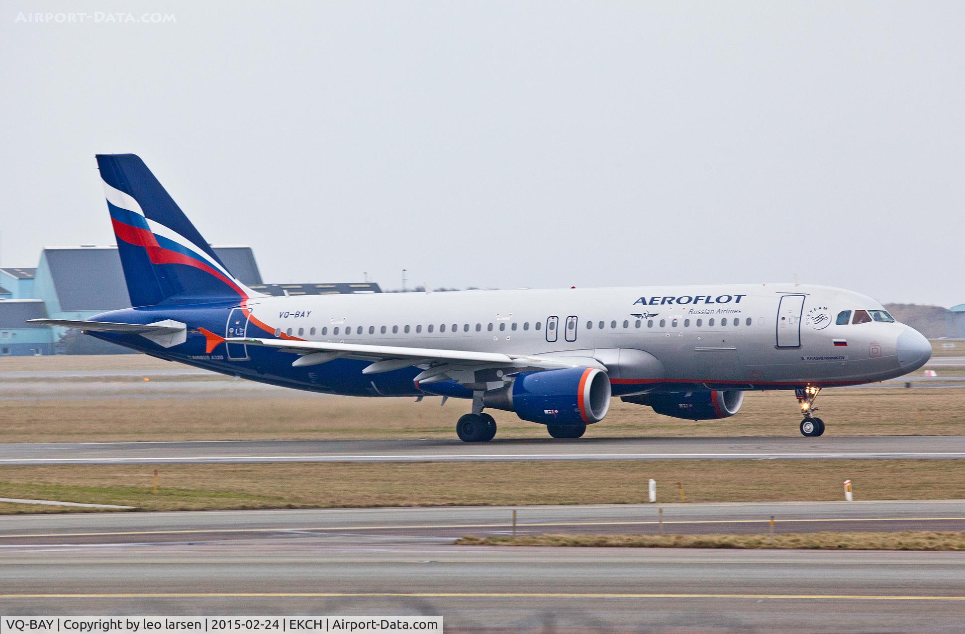 VQ-BAY, 2009 Airbus A320-214 C/N 3786, Copenhagen Kastrup 24.2.15
