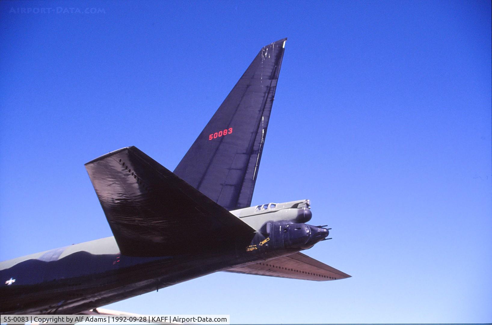 55-0083, 1955 Boeing B-52D Stratofortress C/N 17199, At the USAF Academy, Colorado Springs, Colorado in 1992.