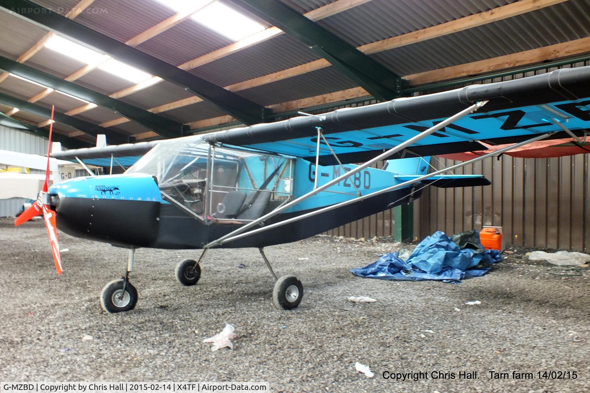 G-MZBD, 1996 Rans S-6ESD XL Coyote II C/N PFA 204-12957, at Rossall Field, Tarn Farm