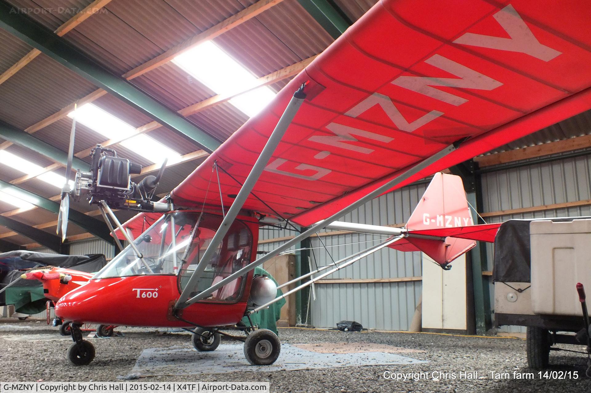 G-MZNY, 1998 Thruster T600N C/N 9098-T600N-027, at Rossall Field, Tarn Farm