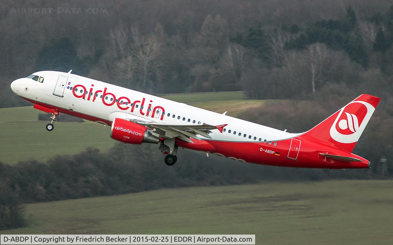 D-ABDP, 2007 Airbus A320-214 C/N 3093, departure to Palma