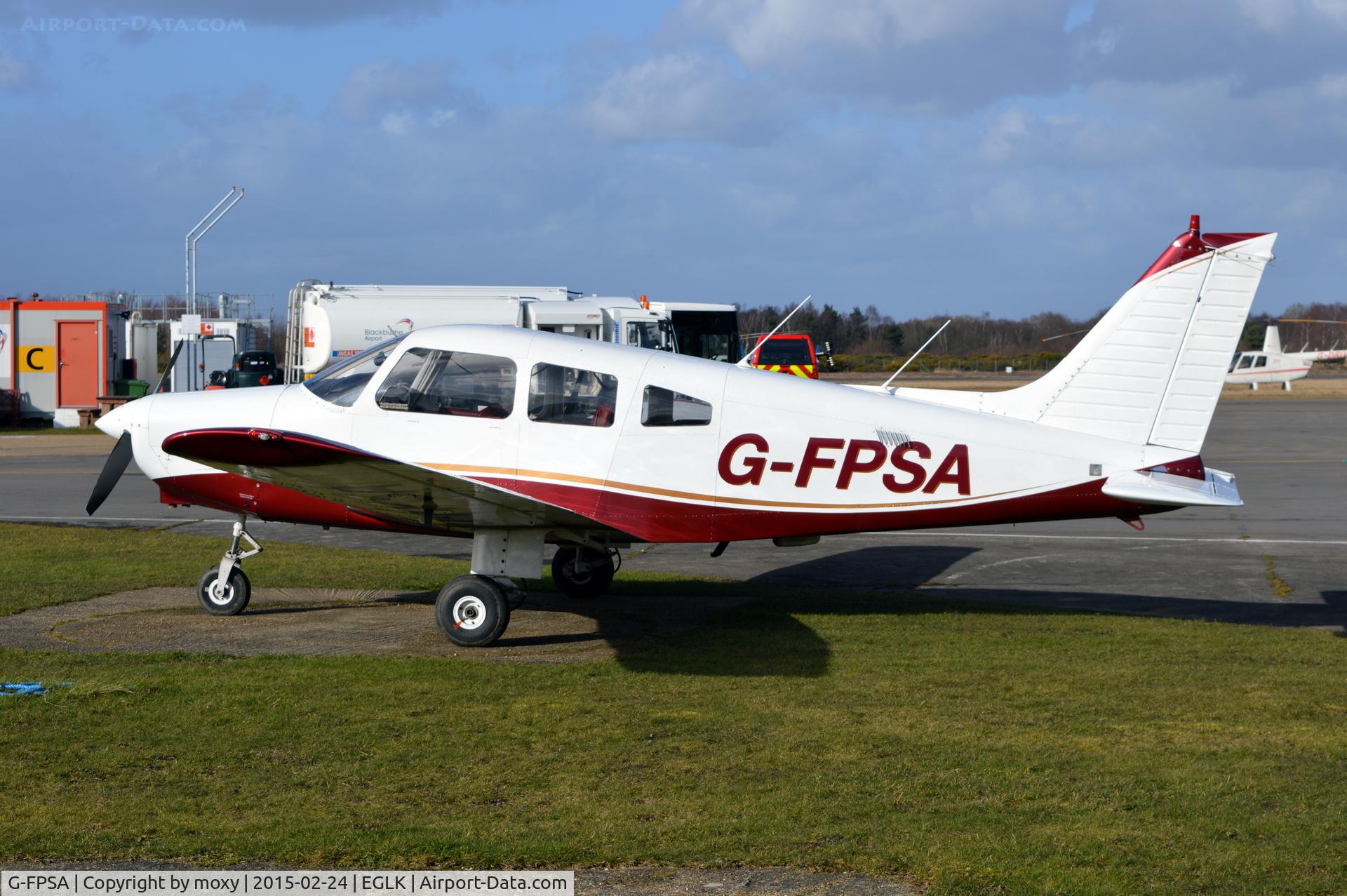 G-FPSA, 1986 Piper PA-28-161 Cherokee Warrior II C/N 28-8616038, Cherokee Warrior II at Blackbushe