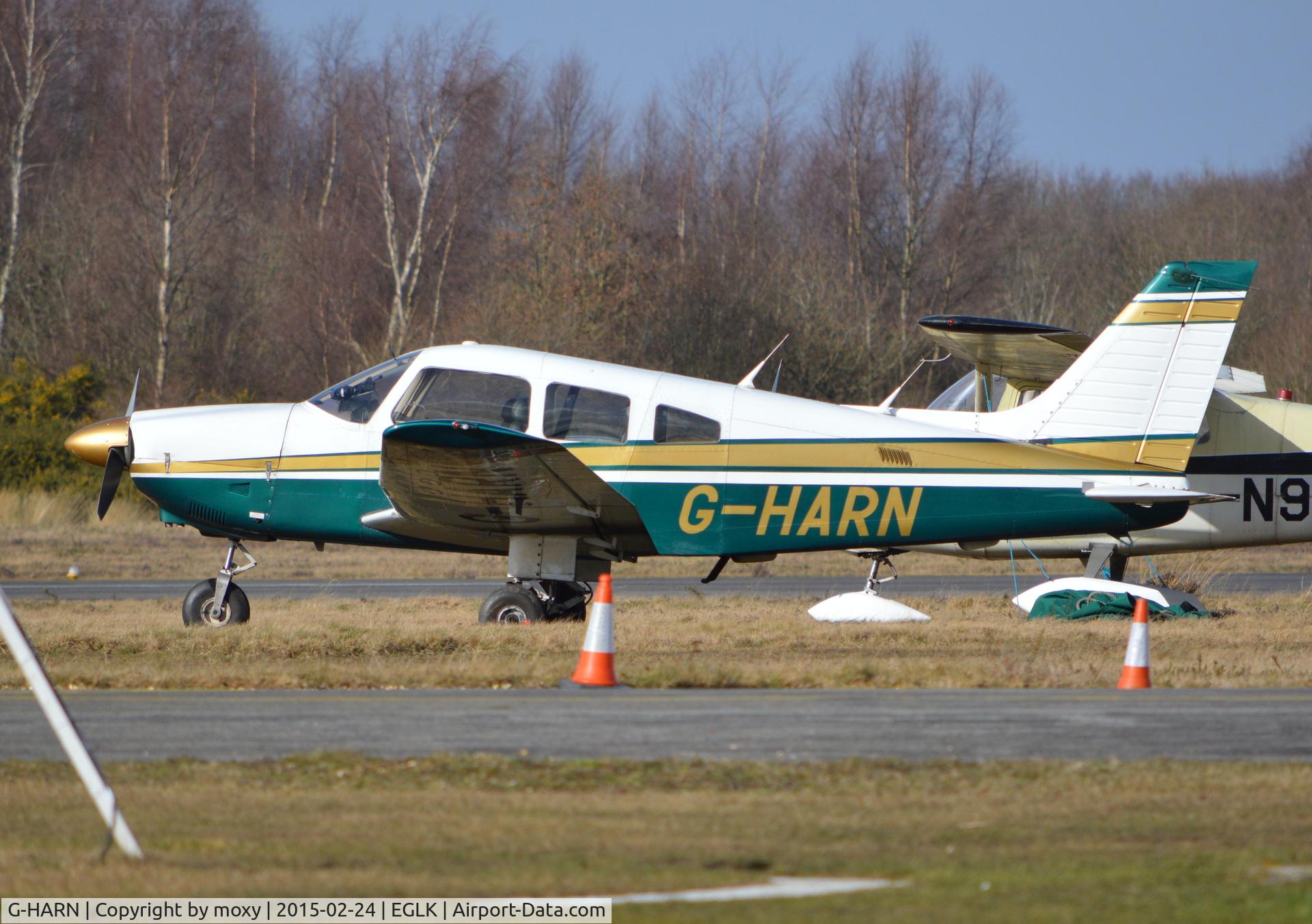 G-HARN, 1982 Piper PA-28-181 Cherokee Archer II C/N 28-8290108, Cherolee Archer II at Blackbushe.