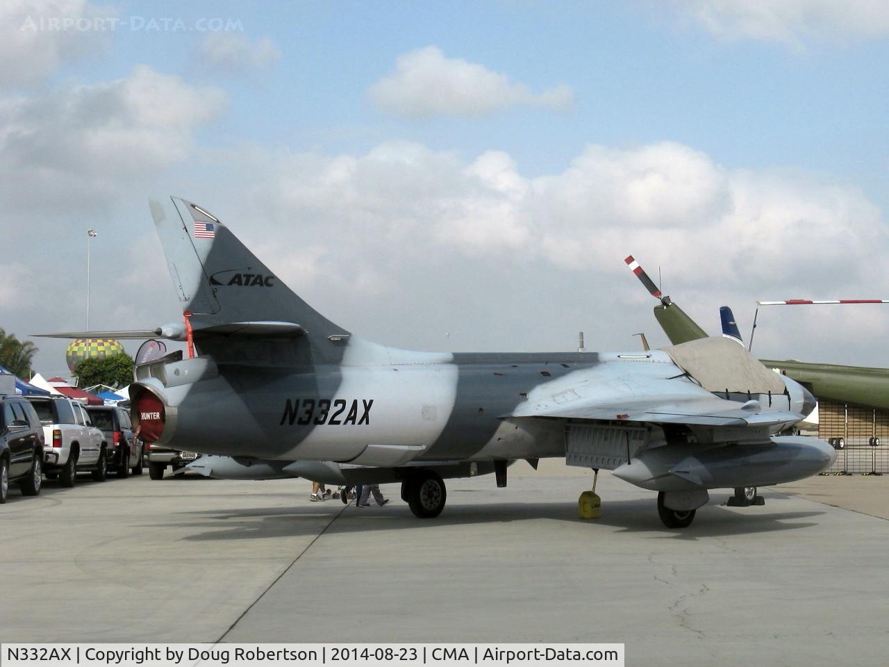 N332AX, 1959 Hawker Hunter F.58 C/N 41H-697448, 1959 Hawker Aircraft Ltd. Hawker HUNTER Mk.58, Rolls Royce Avon Turbojet