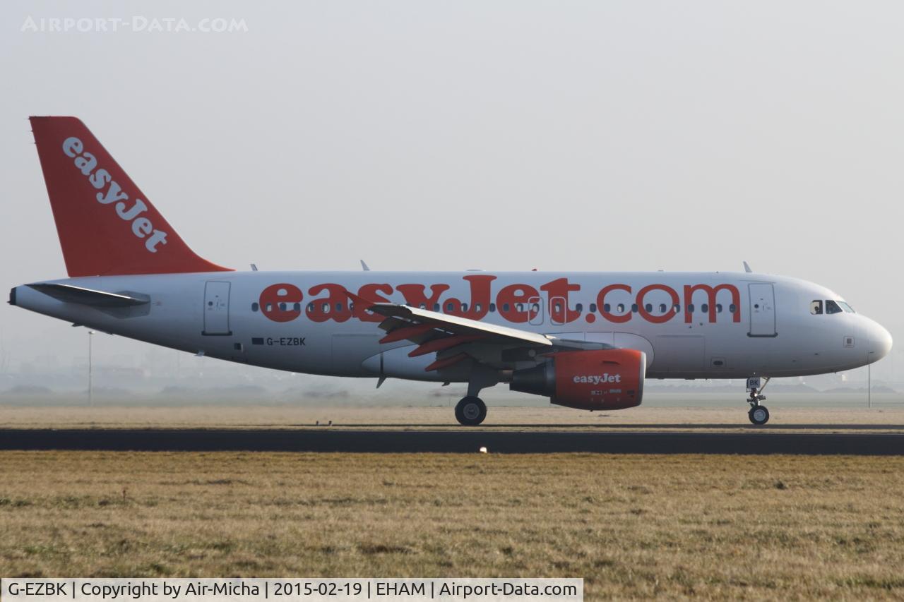 G-EZBK, 2007 Airbus A319-111 C/N 3041, EasyJet