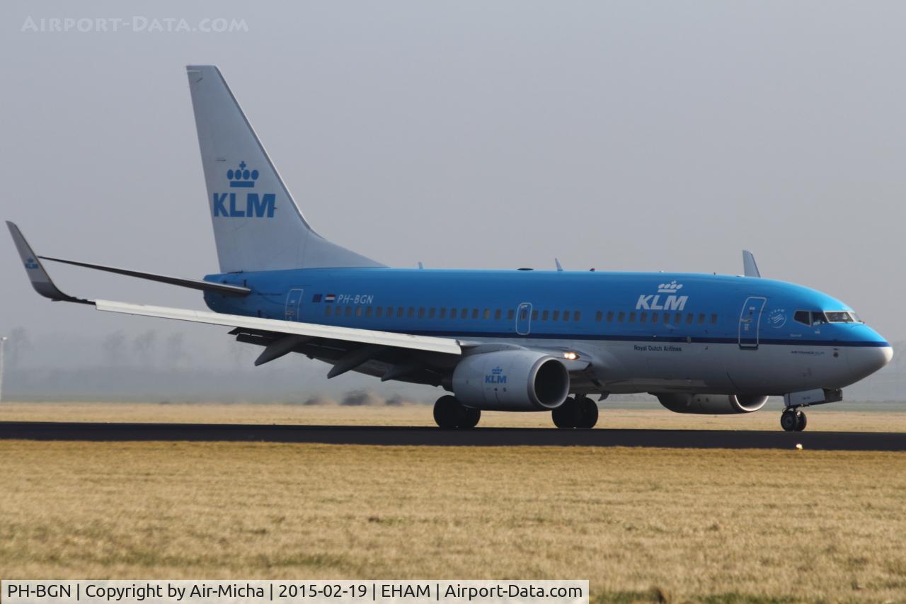 PH-BGN, 2011 Boeing 737-7K2 C/N 38125, KLM Royal Dutch Airlines