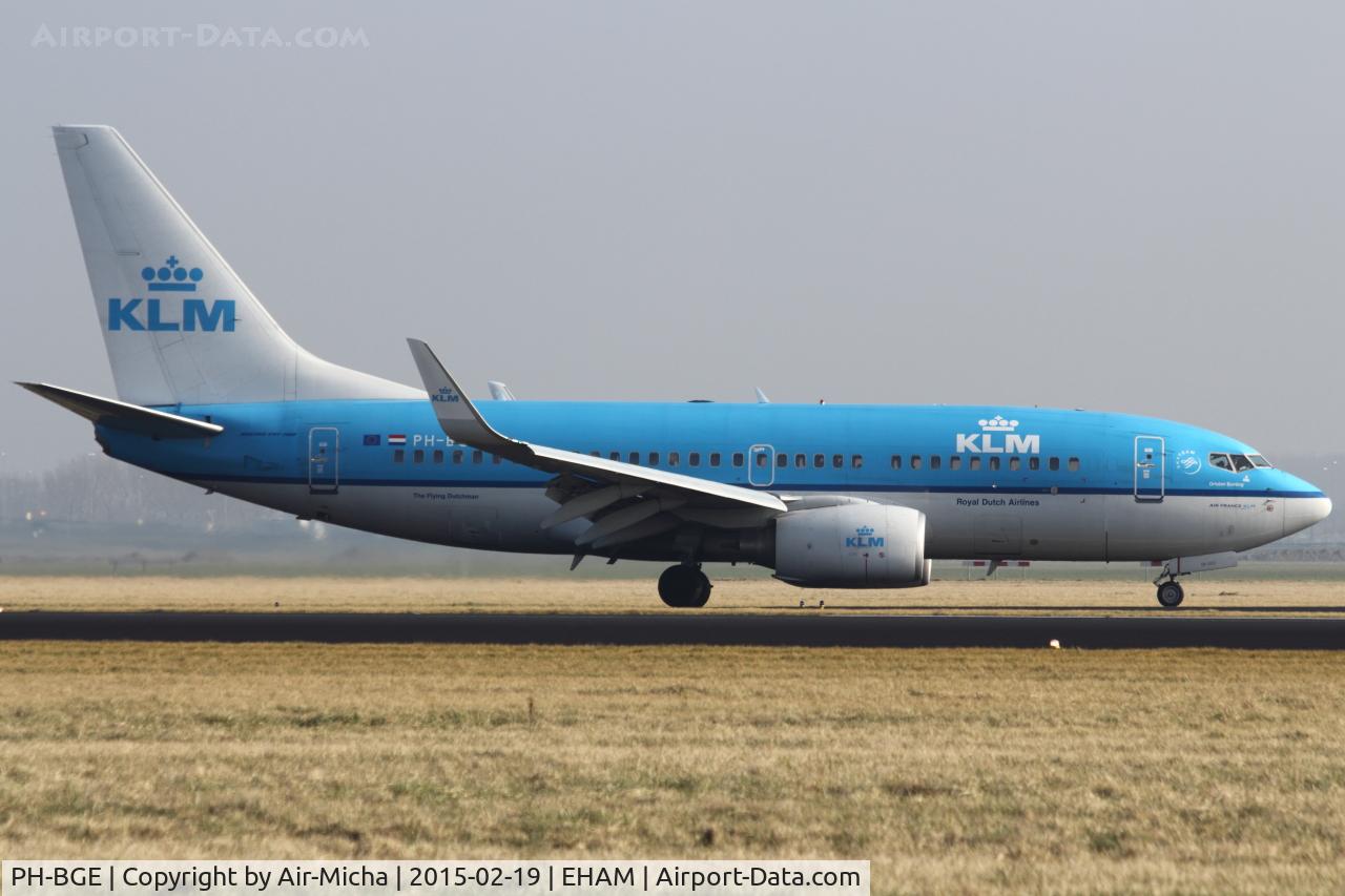 PH-BGE, 2008 Boeing 737-7K2 C/N 30371, KLM Royal Dutch Airlines