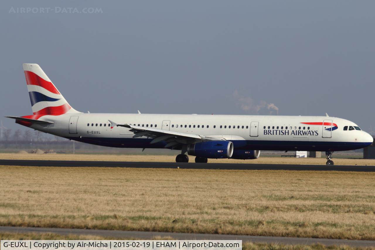 G-EUXL, 2007 Airbus A321-231 C/N 3254, British Airways