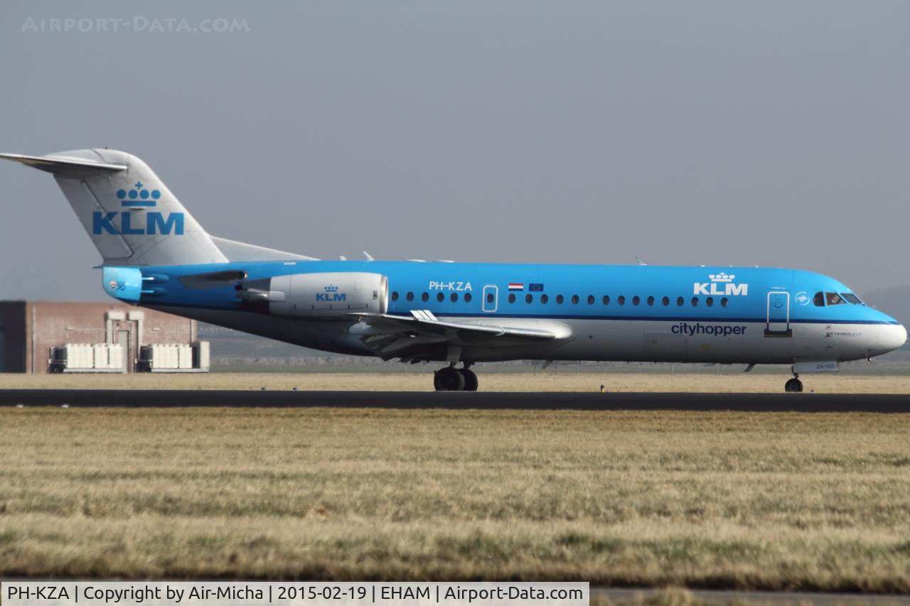 PH-KZA, 1996 Fokker 70 (F-28-070) C/N 11567, KLM Cityhopper