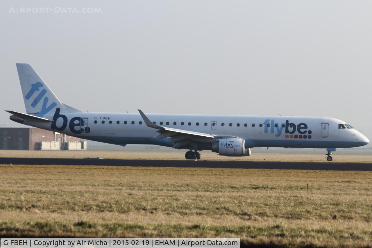G-FBEH, 2007 Embraer 195LR (ERJ-190-200LR) C/N 19000128, Flybe