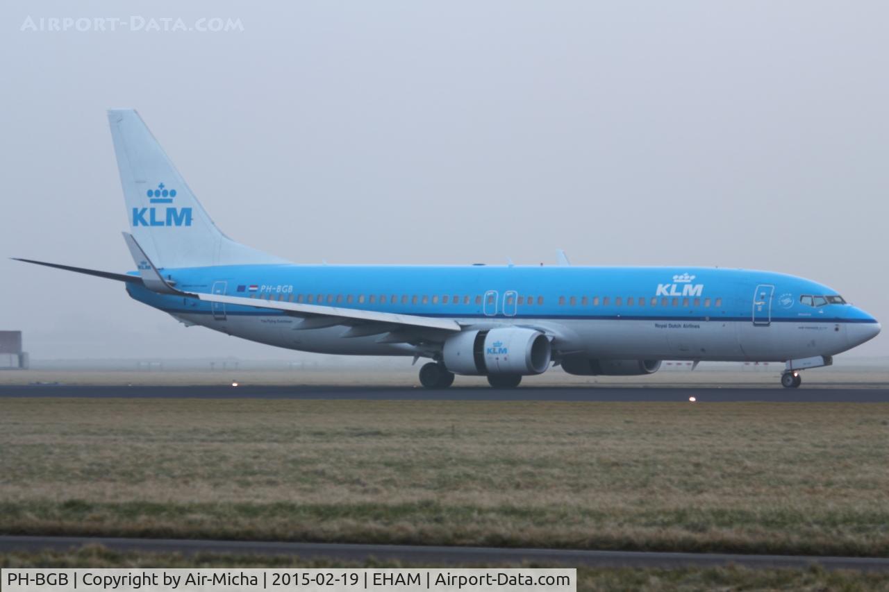 PH-BGB, 2008 Boeing 737-8K2 C/N 37594, KLM Royal Dutch Airlines