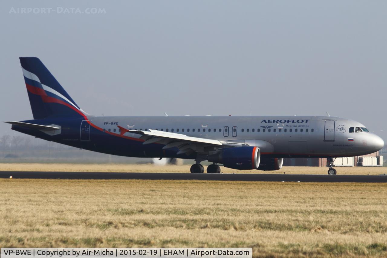 VP-BWE, 2003 Airbus A320-214 C/N 2133, Aeroflot